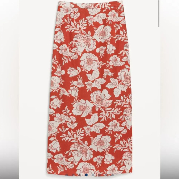 Old Navy NWOT High Waisted Linen Blend Maxi Skirt - Picture 6 of 7